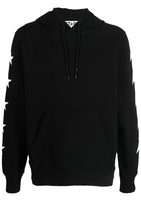 Black logo printed sweatshirt - men GOLDEN GOOSE | GMP01224P00053480203