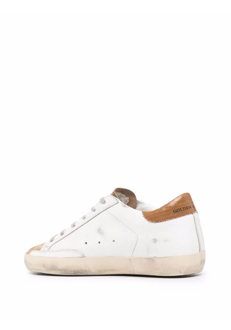 Sneakers Super-Star in bianco e bronzo - donna GOLDEN GOOSE | GWF00101F00243481481