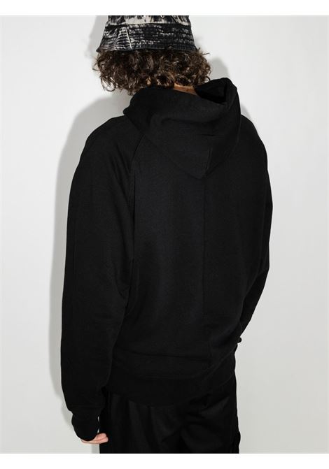 Black Carabiner sweatshirt - men HELIOT EMIL | HEM08018C03BLK01