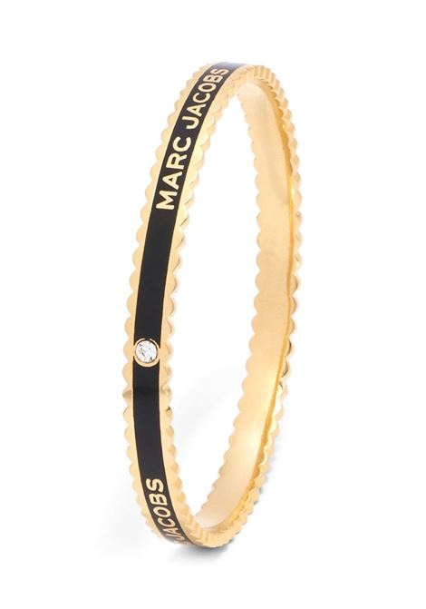 Black and gold The Medallion Scalloped bangle - women MARC JACOBS | J103MT7PF22001