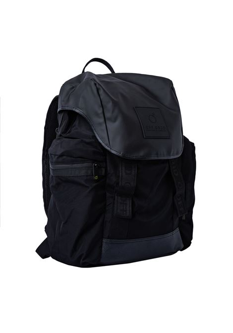 Black vision logo-patch backpack - men OFF GRID | OGK006BLK