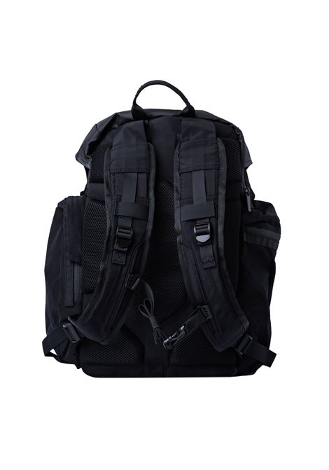 Black vision logo-patch backpack - men OFF GRID | OGK006BLK