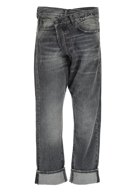 Black straight-leg jeans - women  R13 | R13W2048549A134