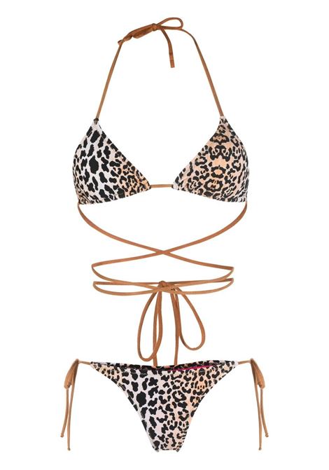 Multicolour Miami leopard print bikini - women REINA OLGA | MIAMISETLPRDSD