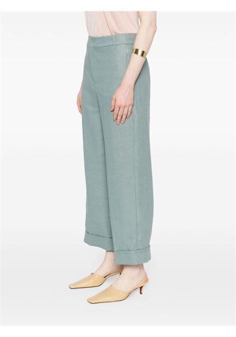Blue Salix high-waist palazzo trousers - women S MAXMARA | 2419131103600005