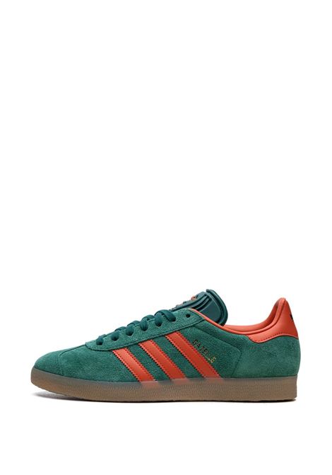 Green and orange gazelle low-top sneakers  - unisex ADIDAS | IG6200GRNORNG