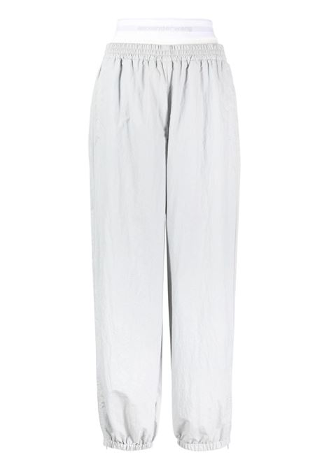 Pantaloni sportivi dal design a strati in grigio - donna ALEXANDER WANG | 1WC1244661073