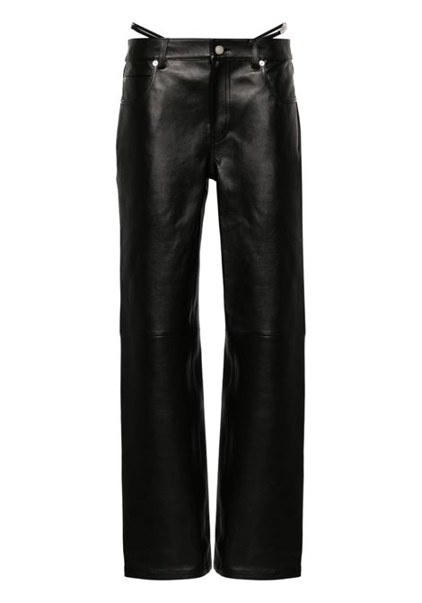 Pantaloni con logo in nero - donna ALEXANDER WANG | 1WC1244675001
