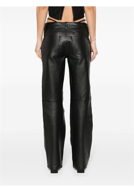 Pantaloni con logo in nero - donna ALEXANDER WANG | 1WC1244675001