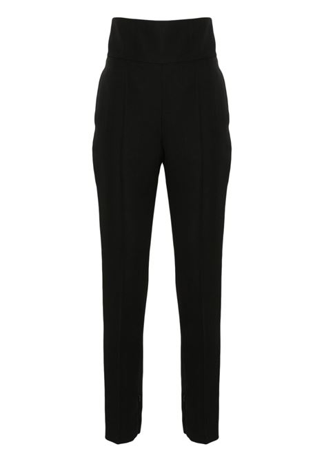 Black high-waist tailored wool trousers - women ALEXANDRE VAUTHIER | 241PA900BLK