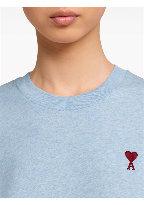 T-shirt Ami de Coeur in azzurro - unisex AMI PARIS | UTS0057264842