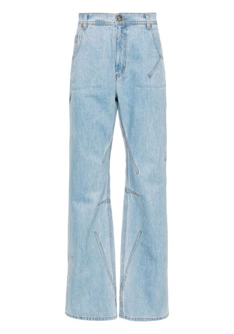 Jeans a gamba ampia in celeste - uomo ANDERSSON BELL | Jeans | APA693MLLGHTBL