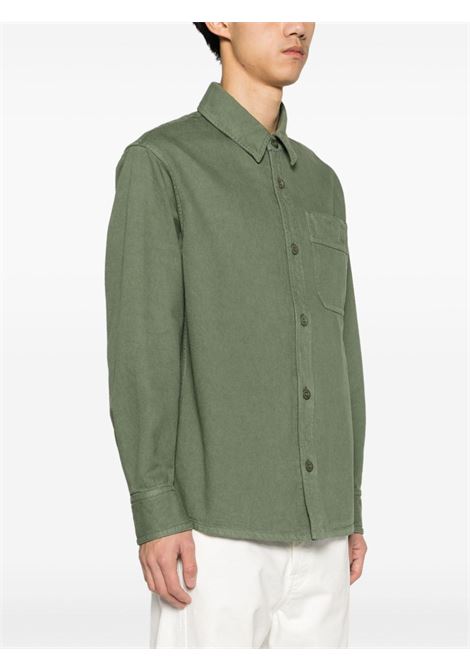 Camicia in verde - uomo A.P.C. | COFCNH02918KAI