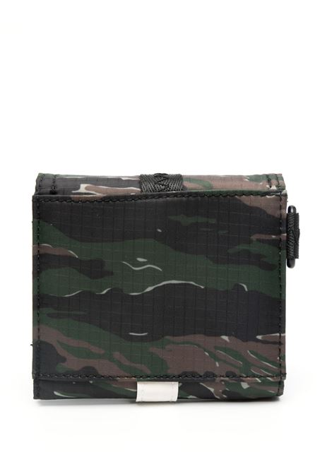 Portafoglio Trek con stampa camouflage in verde - uomo A.P.C. | COGXEH63574JAA