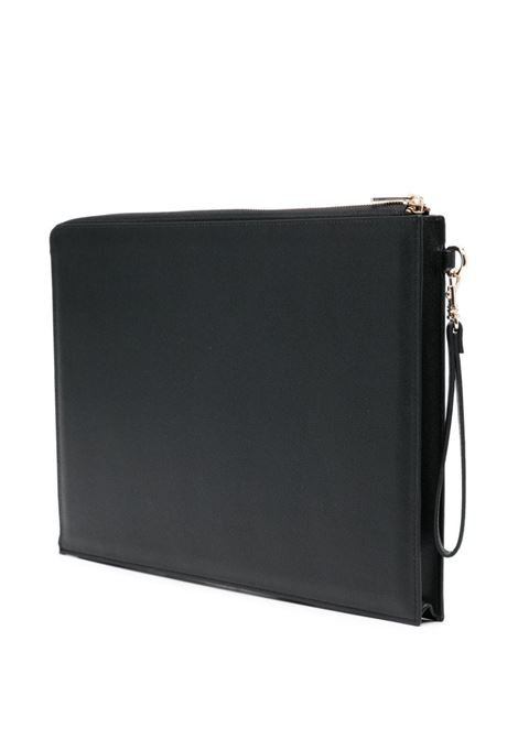 Black logo-print clutch bag ? women  A.P.C. | PUABLM63565LZZ