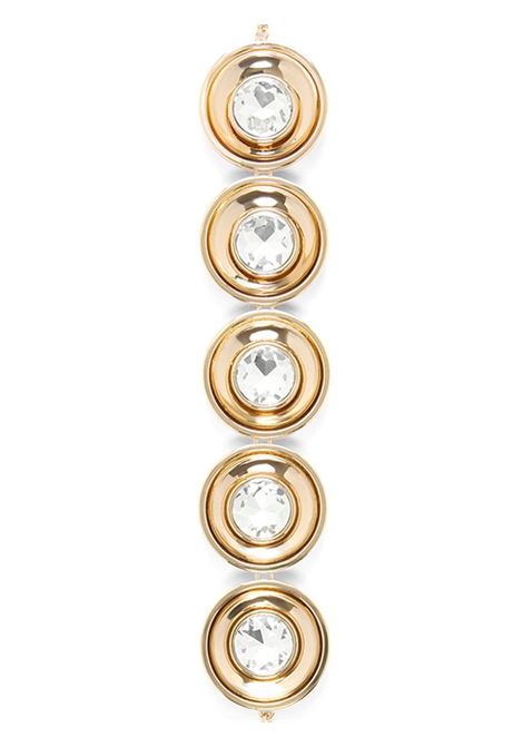 Gold-tone crystal medallion choker - women AREA | 2024A13315GLD