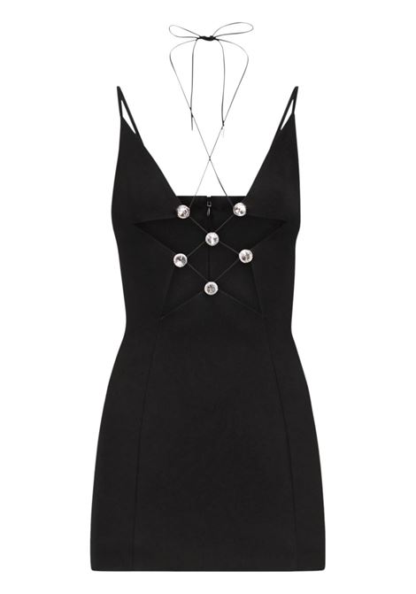 Black star cut-out minidress - women AREA | 2401D22184BLK