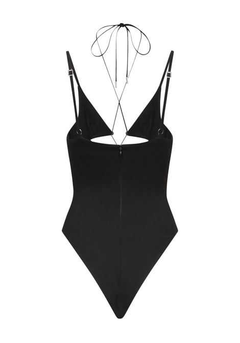 Black star cut-out bodysuit - women AREA | 2401JS04184BLK