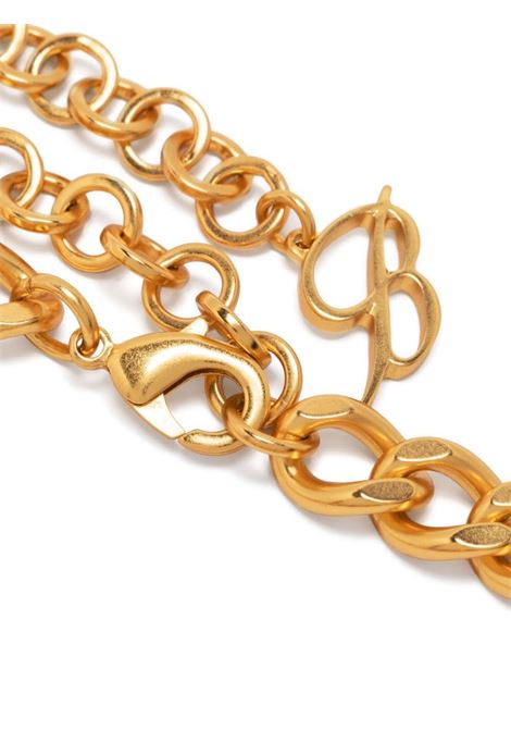 Gold rose-charm choker necklace ? women BLUMARINE | 2W236AN0836