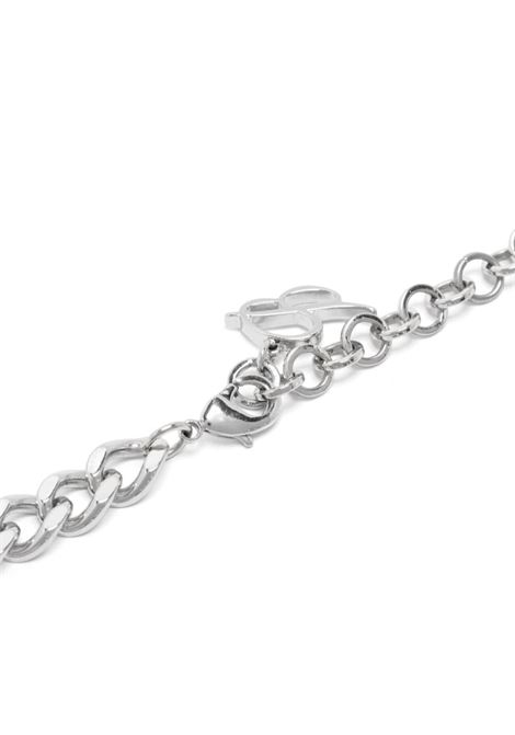 Silver rose-charm choker necklace ? women BLUMARINE | 2W236AN0996