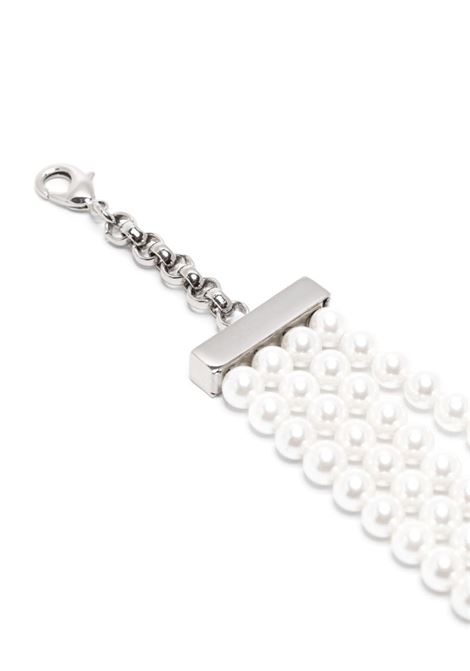 Silver pearl-embellished choker necklace ? women BLUMARINE | 2W264AC1079