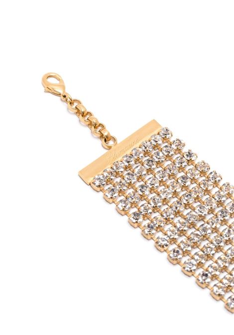 Gold rhinestone-embellished choker necklace ? women BLUMARINE | 2W265AC8369