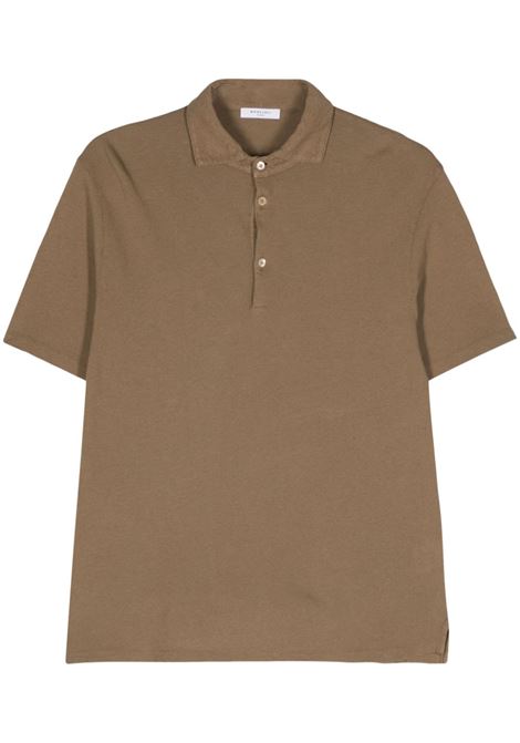 Brown polo shirt - men BOGLIOLI | 91550SB47110465