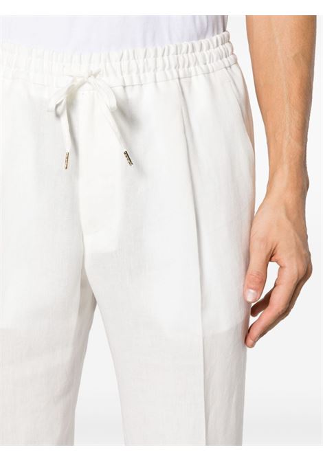 Pantaloni wimbledons affusolati a vita media in bianco - uomo BRIGLIA 1949 | WIMBLEDONS32411800150