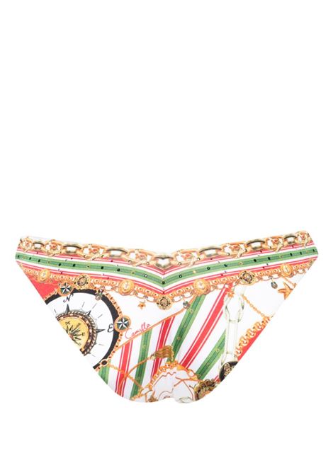 Slip bikini con stampa Saluti Summertime in multicolore - donna CAMILLA | 25109SALUSUMM