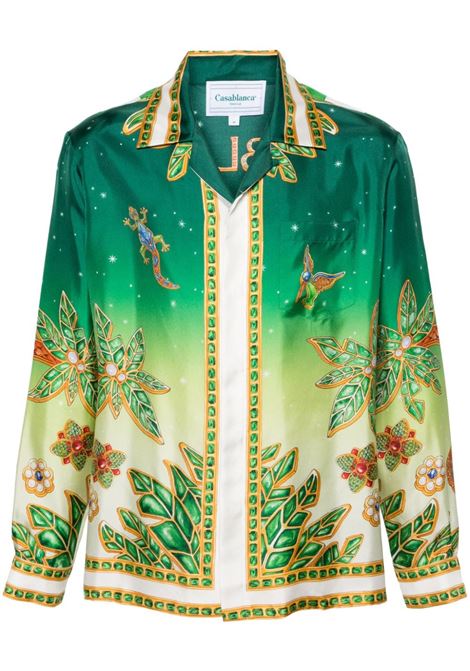 Camicia joyaux d'afrique con stampa multicolore - unisex CASABLANCA | MS24SH00601MLT