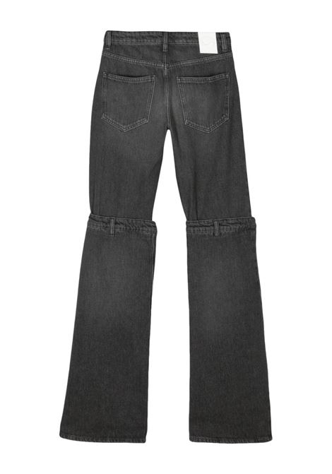Jeans a gamba ampia in nero - donna COPERNI | COPP55852WSHBLK