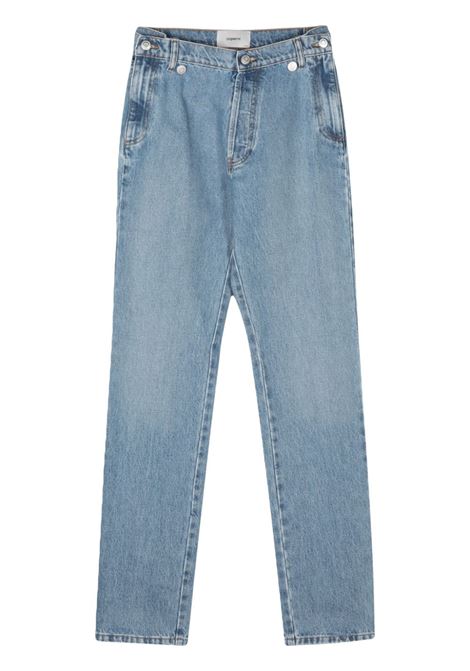 Jeans a vita alta in blu - donna COPERNI | Jeans | COPP67202WSHBL
