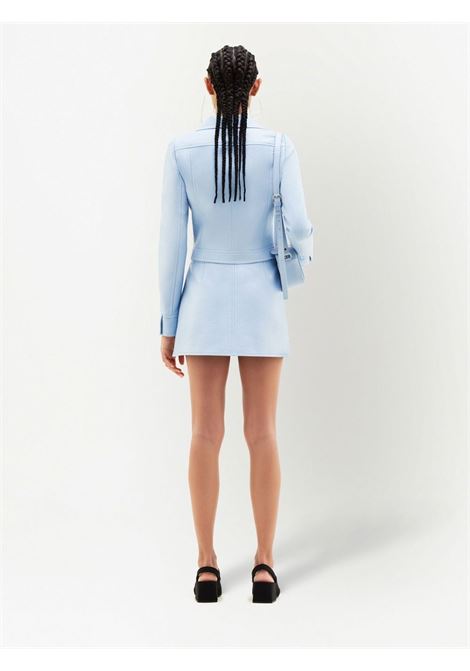 Light Blue A-line mini skirt ? women COURRÈGES | PERCJU001VY00147005
