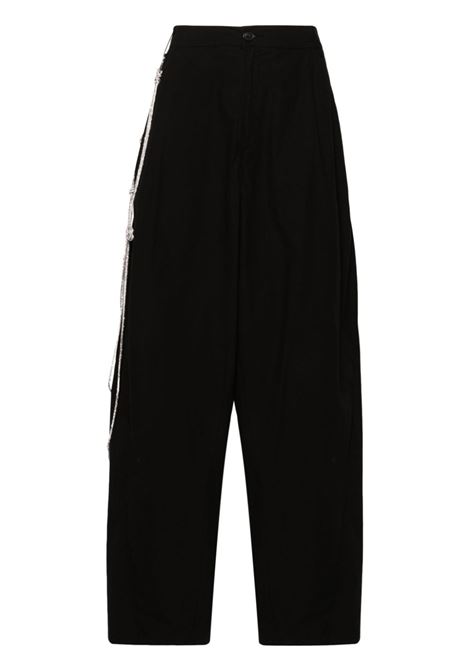 Pantaloni Phebe a gamba ampia in nero - donna DARKPARK | WTR36SFAP100099