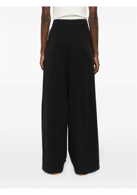 Black pamplona wide-leg trousers Dries Van Noten - women DRIES VAN NOTEN | 2410109018130511