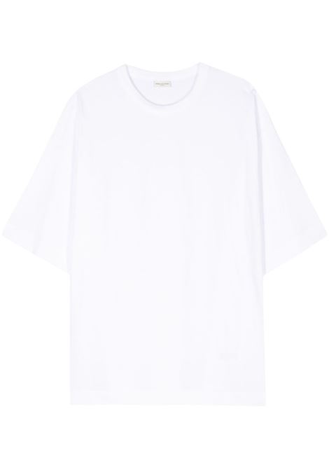 T-shirt a girocollo in bianco - uomo DRIES VAN NOTEN | 2410211038600001
