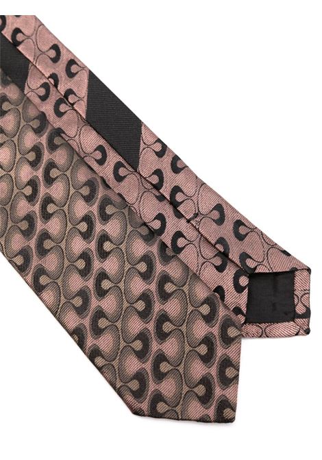 Cravatta con stampa jacquard multicolore - uomo DRIES VAN NOTEN | 2410216008904301
