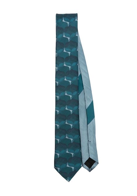 Cravatta con stampa jacquard multicolore - uomo DRIES VAN NOTEN | 2410216008905508