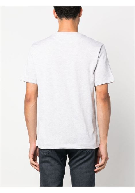 T-shirt a strati in bianco e grigio chiaro - uomo ELEVENTY | X75TSHH04TES0H0771301