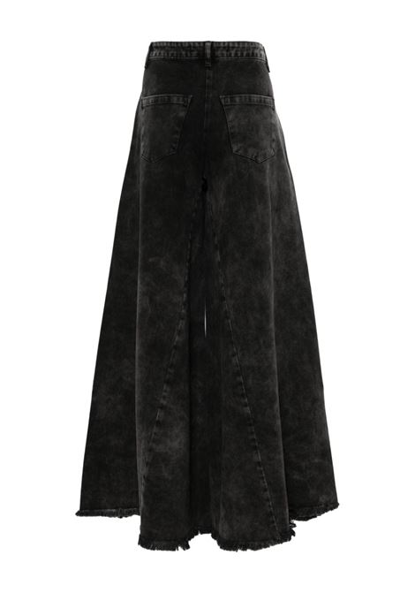 Jeans a vita media a gamba larga in grigio di Federica Tosi - donna FEDERICA TOSI | FTE24PJ07901272