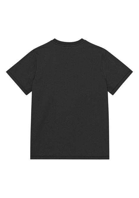 T-shirt con stampa grafica in nero - donna GANNI | T3770490