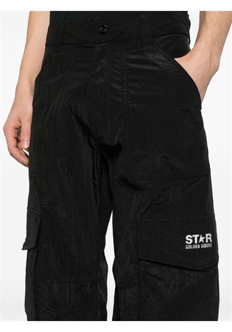 Black Luther wide-leg cargo trousers - women GOLDEN GOOSE | GMP01831P00145790100
