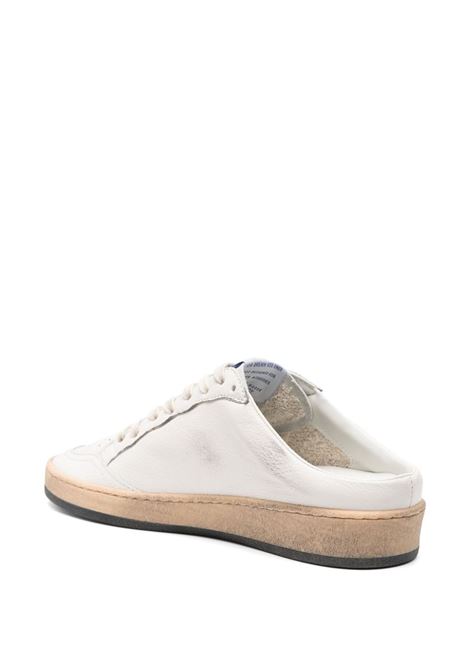 Mules ball star in bianco e argento - donna GOLDEN GOOSE | GWF00436F00515110847