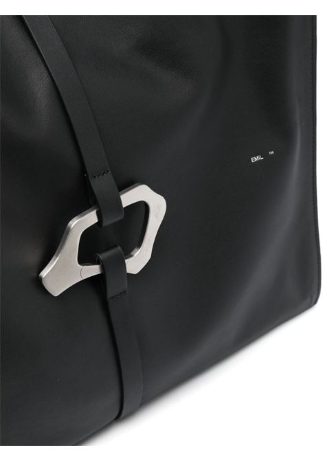 Black luculent shoulder bag  - men HELIOT EMIL | HE1544L03BLK01