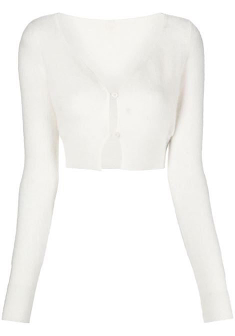 Cardigan le cardigan alzou  in bianco - donna JACQUEMUS | 241KN2032356110