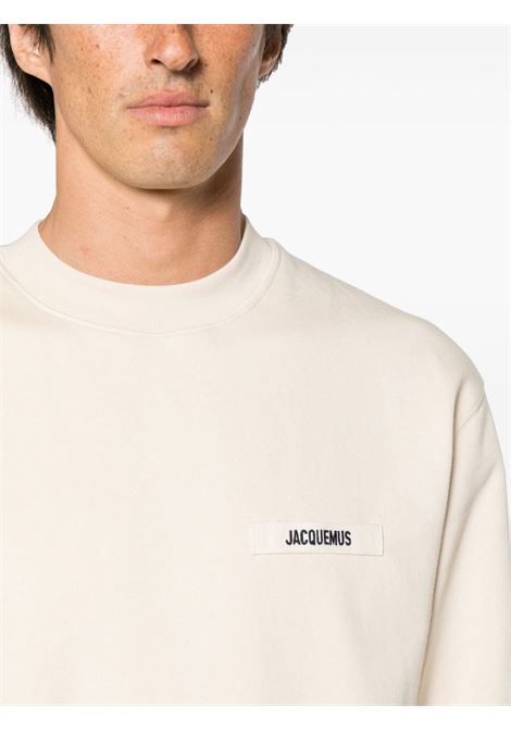 Felpa le sweatshirt gros grain  in beige - unisex JACQUEMUS | 245JS2062036150