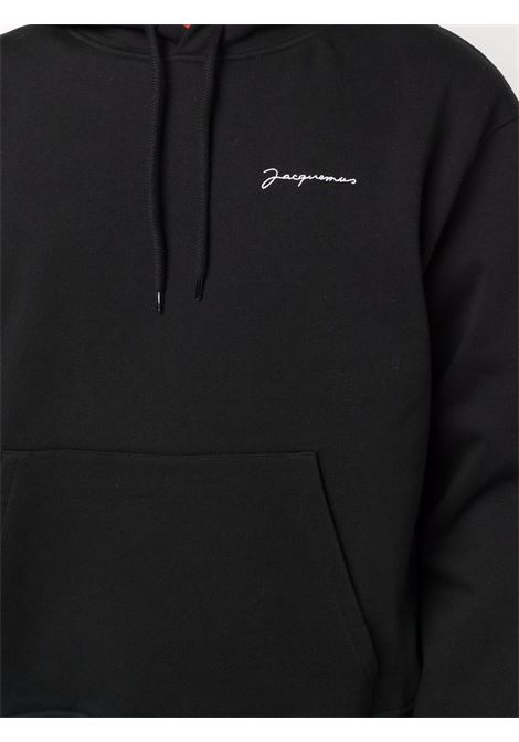 Felpa Le Sweatshirt con cappuccio in nero - uomo JACQUEMUS | 245JS3102120990