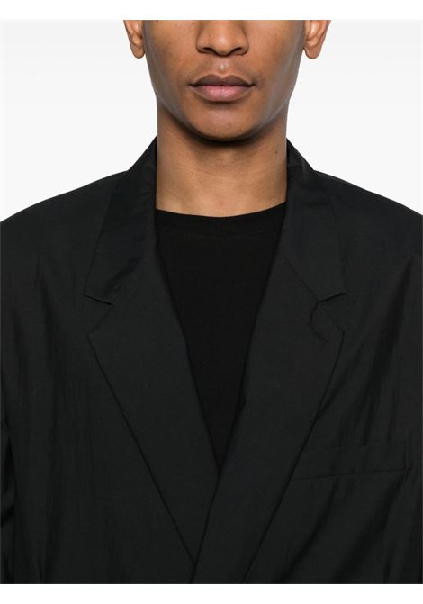 Black double-breasted blazer - men LEMAIRE | JA1027LF1209BK999