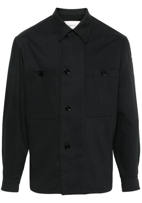 Black military-inspired overshirt - unisex LEMAIRE | JA1046LF1210BK995