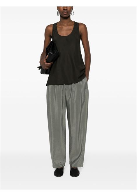 Brown tapered-leg trousers - women LEMAIRE | PA1047LF208BK949